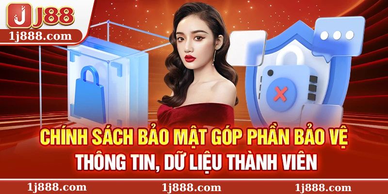 Chính sách bảo mật góp phần bảo vệ thông tin, dữ liệu thành viên